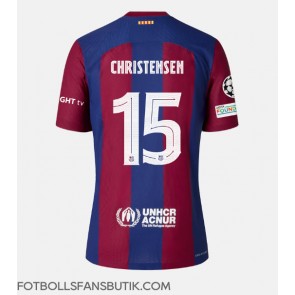 Barcelona Andreas Christensen #15 Replika Hemmatröja 2023-24 Kortärmad